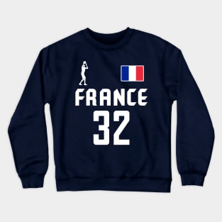 Wembanyama France Jersey (Front/Back) Crewneck Sweatshirt